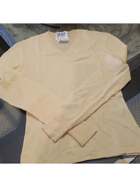 Escada Virgin Wool V Neck Sweater Small
